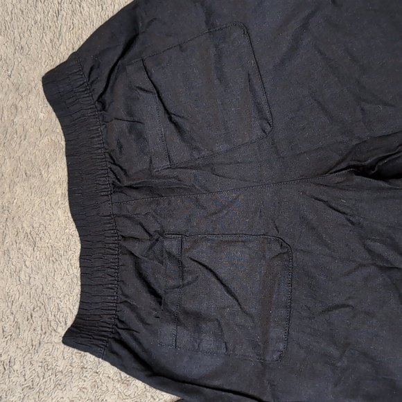 Old Navy Women's High Rise Straight leg Linen Blend Pants stretch waist … - Picture 7 of 13